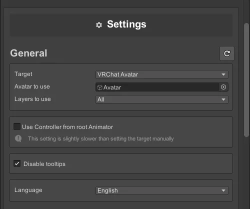 General Settings